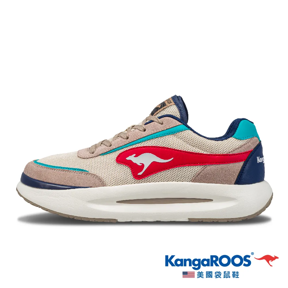 KANGAROOS 潮流運動老爹鞋 卡其 KK11881 中大童鞋 歷史價格詳細信息