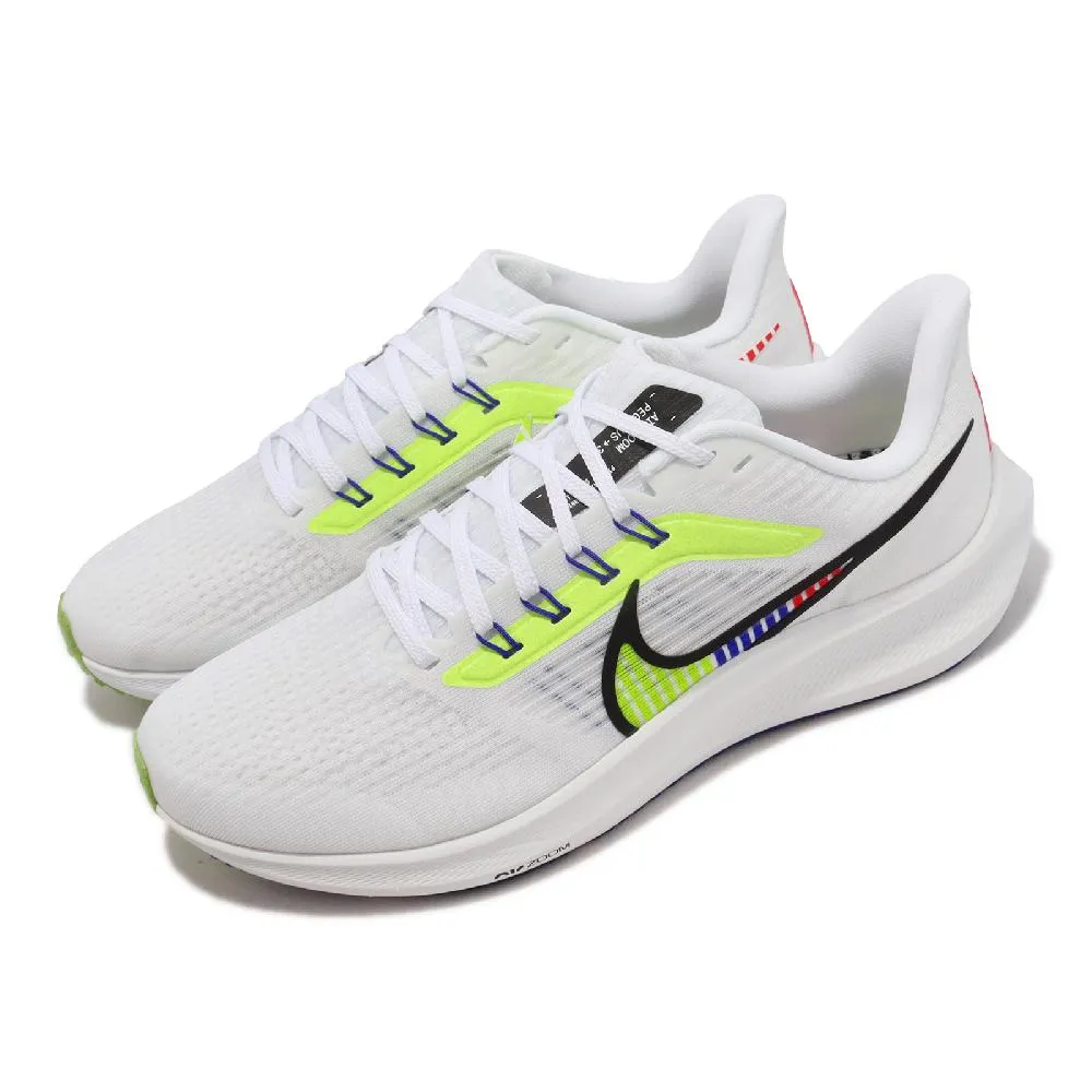 Nike Air Zoom Pegasus 39 PRM 白 螢光黃 紫 男鞋 慢跑鞋 零碼福利品 【ACS】 歷史價格詳細信息