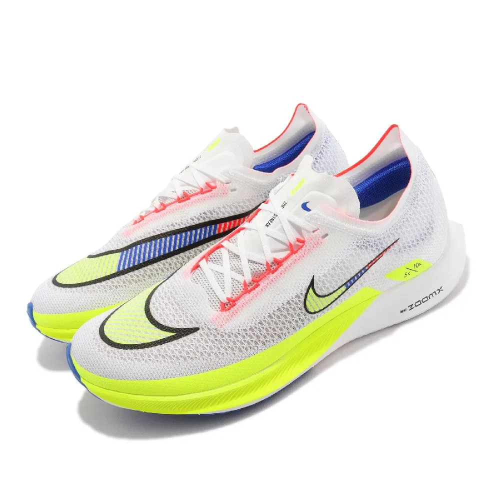 Nike ZoomX Streakfly 白 螢光 訓練 輕量 競速跑鞋 慢跑鞋 男鞋 零碼福利品 【ACS】 歷史價格詳細信息