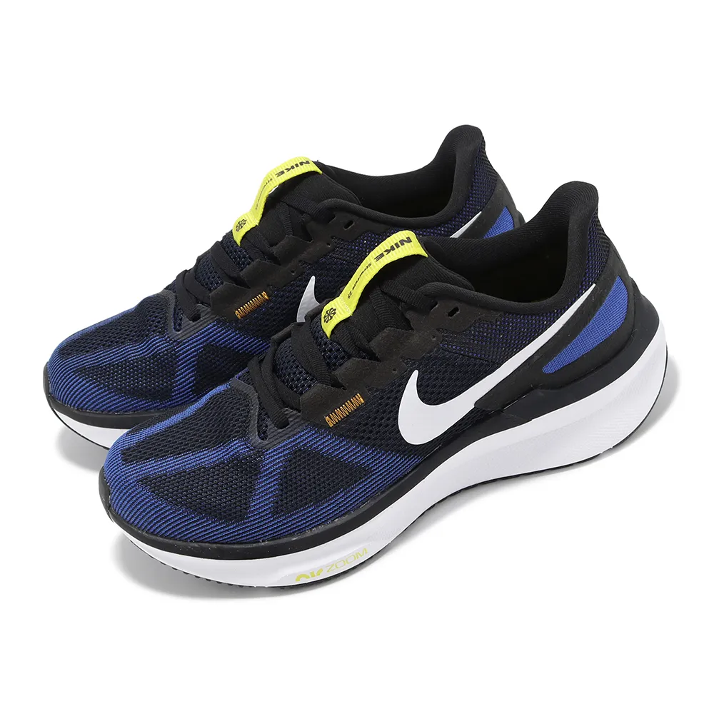Nike Air Zoom Structure 25 [DJ7883-003] 男 慢跑鞋 運動 路跑 支撐 緩震 黑藍 歷史價格詳細信息