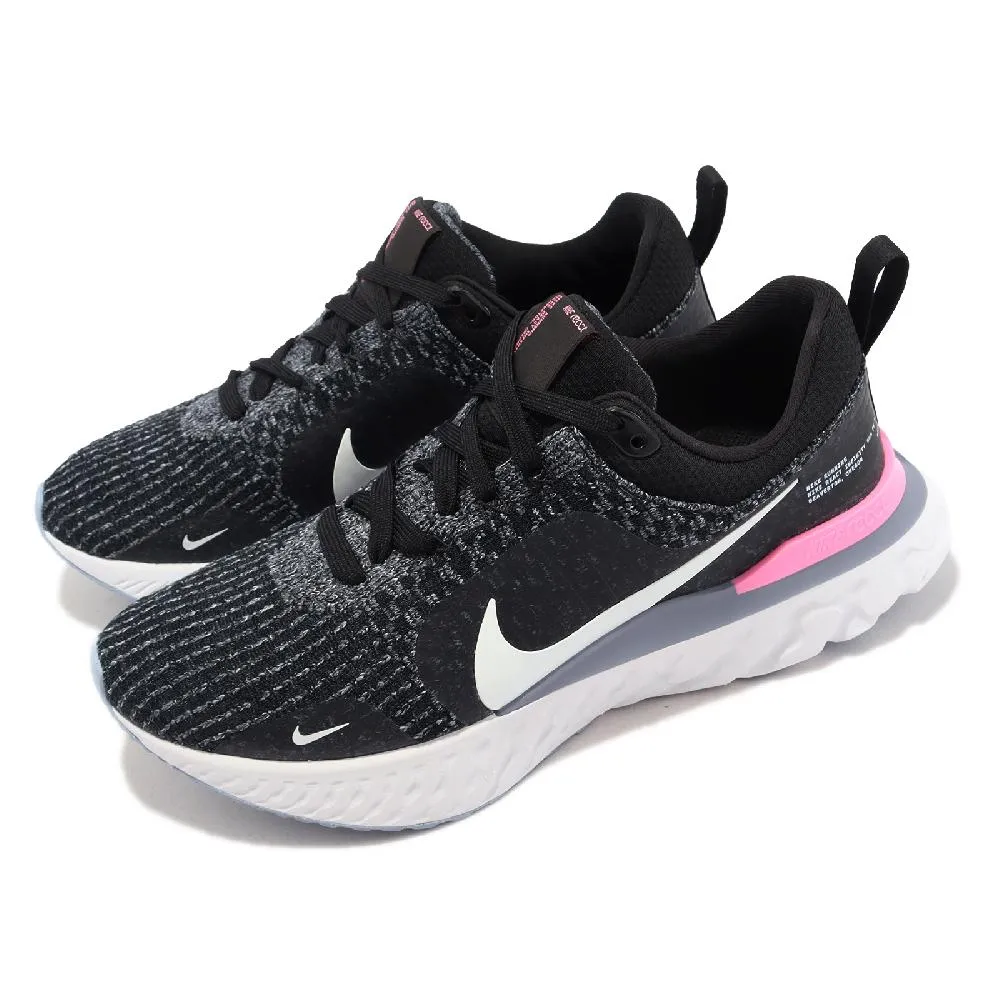 Nike 慢跑鞋 React Infinity Run FK 運動鞋 黑 白 男鞋 CD4371-002 【ACS】 歷史價格詳細信息