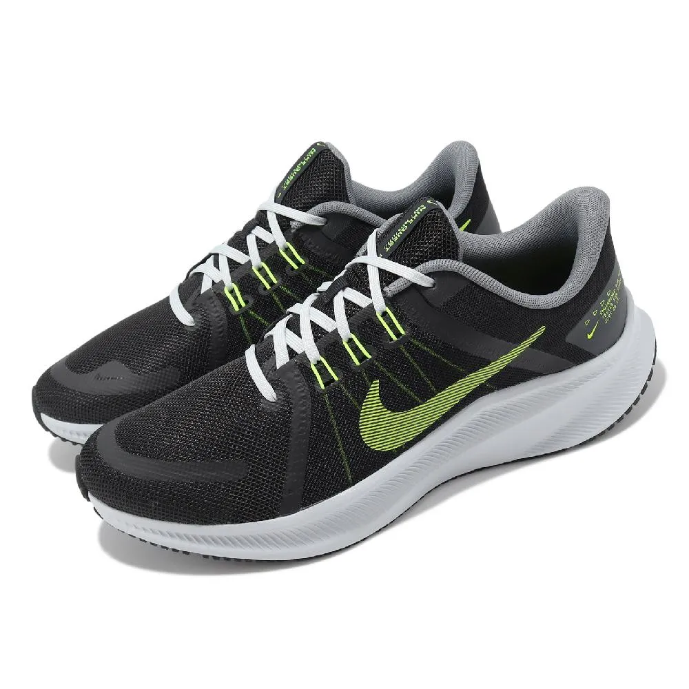 Nike 耐吉 慢跑鞋 Quest 4 男鞋 紅 白 網布 透氣 緩震 路跑 訓練 運動鞋 DA1105-100 歷史價格詳細信息