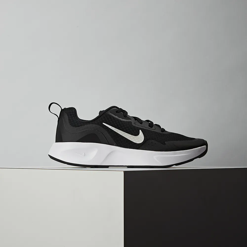 【NIKE】Wearallday 針織透氣網布淺藍白色大童成人運動鞋｜23~25公分｜P1G102M｜布布童鞋 歷史價格詳細信息