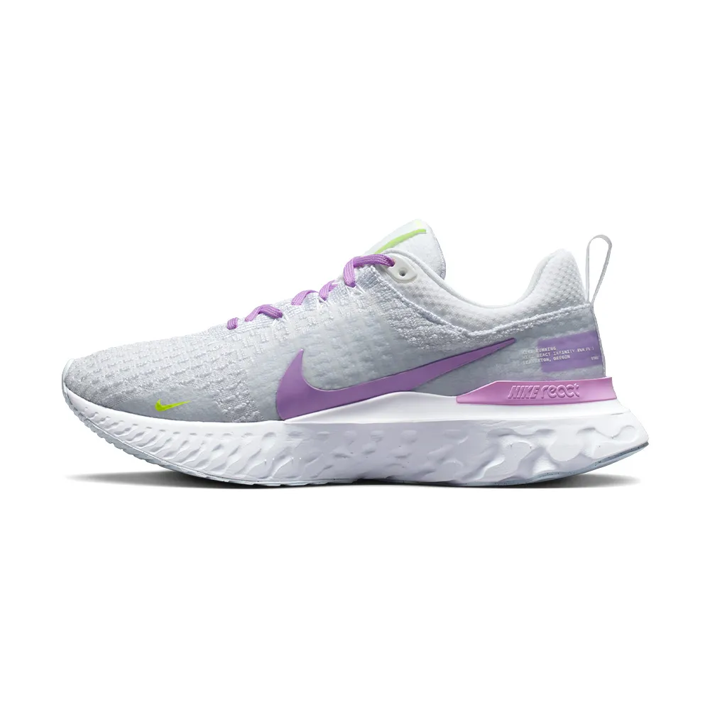 Nike React Infinity Run FK 3 女 淺紫 路跑 運動 休閒 慢跑鞋 DZ3016-100 歷史價格詳細信息