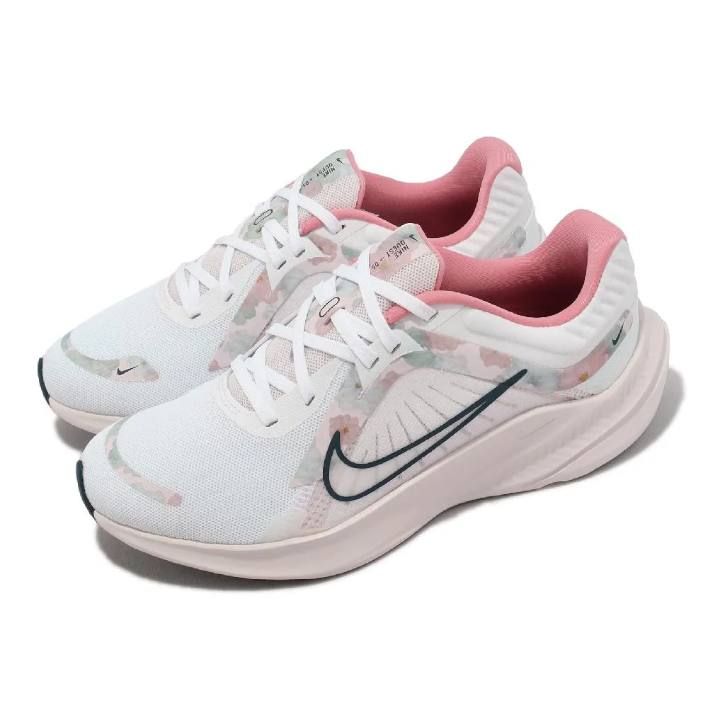 Nike 慢跑鞋 Wmns Quest 5 白 銀 路跑 女鞋 運動鞋 入門款 【ACS】 DD9291-100 歷史價格詳細信息