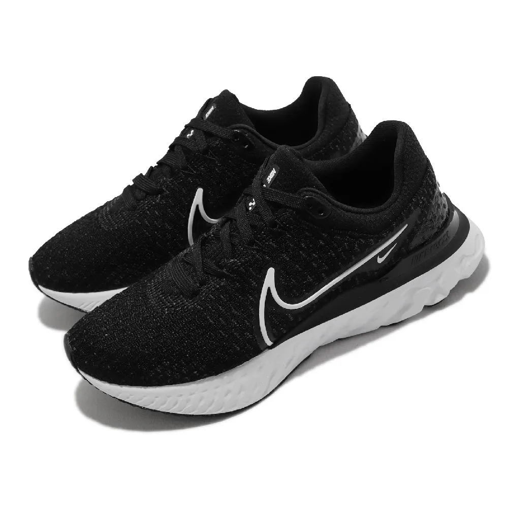 Nike 慢跑鞋 React Infinity Run FK 運動鞋 黑 白 男鞋 CD4371-002 【ACS】 歷史價格詳細信息