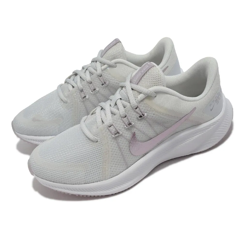 Nike 慢跑鞋 Wmns Quest 4 白 藍 螢光 路跑 基本款 女鞋 運動鞋 【ACS】 DA1106-101 歷史價格詳細信息