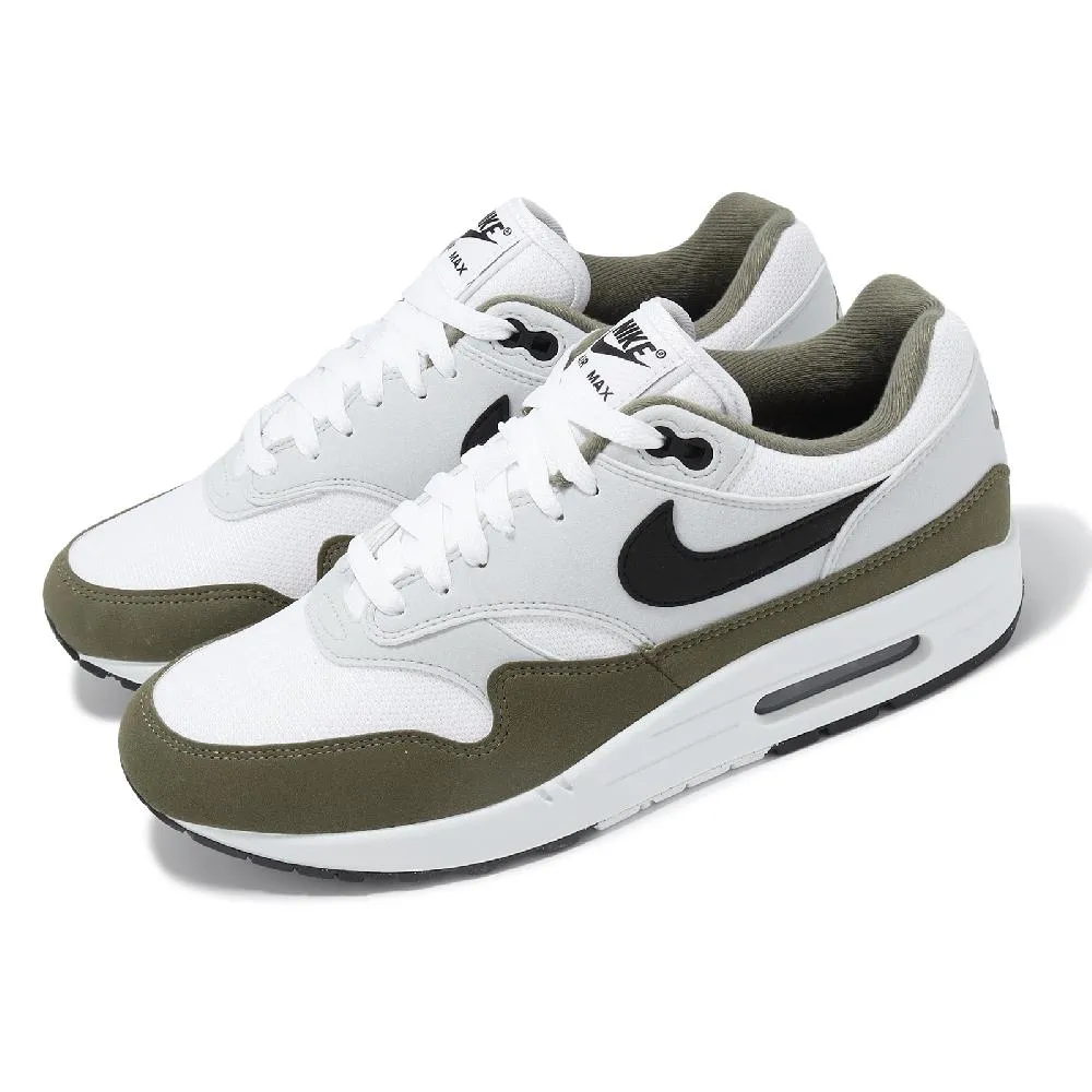 Nike 耐吉 休閒鞋 Air Max 1 男鞋 女鞋 白 黑 氣墊 經典 復古 百搭 FD9082-107 歷史價格詳細信息