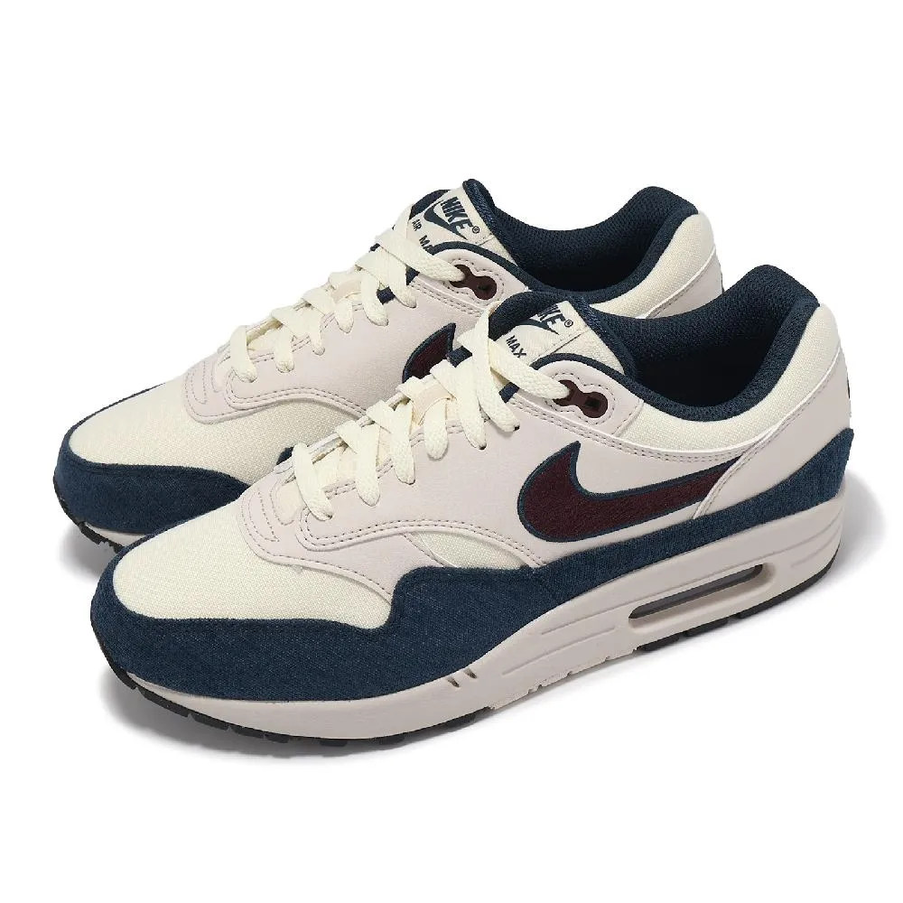 Nike 耐吉 休閒鞋 Air Max 1 男鞋 女鞋 白 黑 氣墊 經典 復古 百搭 FD9082-107 歷史價格詳細信息