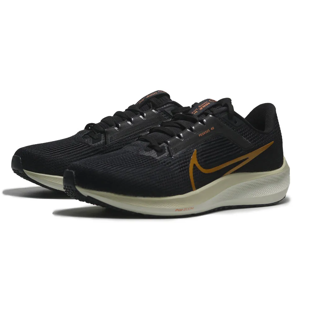 NIKE 慢跑鞋 AIR ZOOM PEGASUS 40 黑白 小飛馬 緩震 運動鞋 男 DV3853-001 歷史價格詳細信息