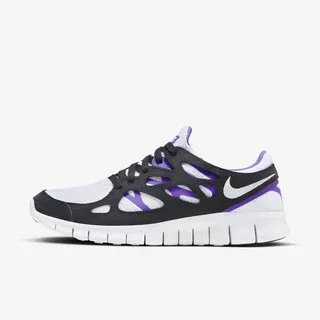 NIKE 慢跑鞋 FREE RUN 2 黑白 赤足 健身 訓練鞋 男 537732-004 歷史價格詳細信息