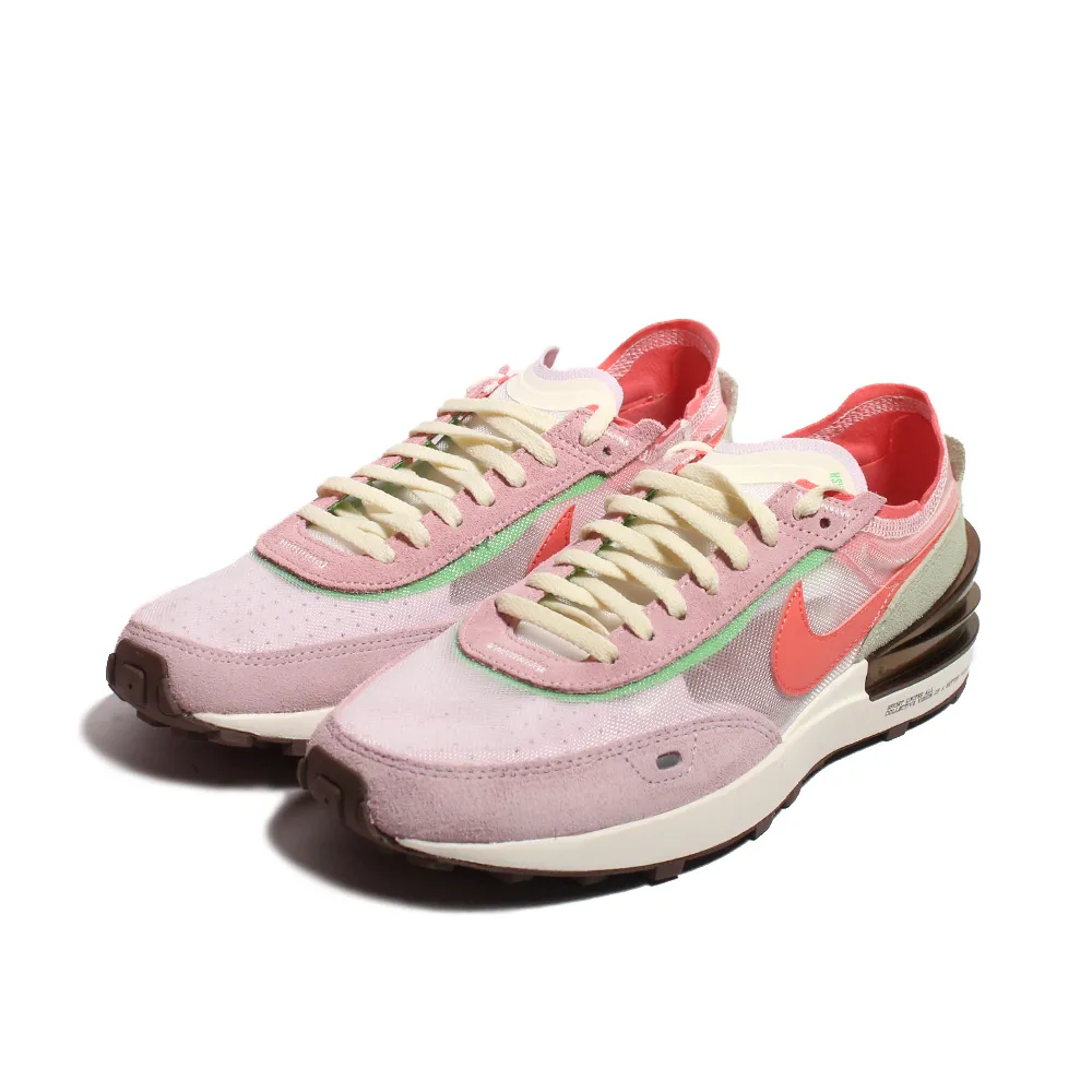 NIKE 女 WAFFLE ONE BG 休閒鞋 麂皮 解構 穿搭 網布 透氣 黑粉紫 - DM5454701 歷史價格詳細信息