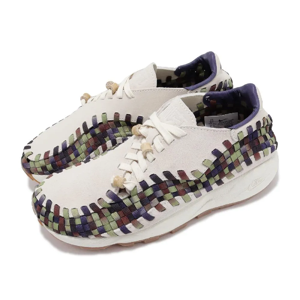 Nike 耐吉 休閒鞋 Air Footscape Woven PRM 女鞋 黑 鱷魚紋 編織 復古 FQ8129-010 歷史價格詳細信息