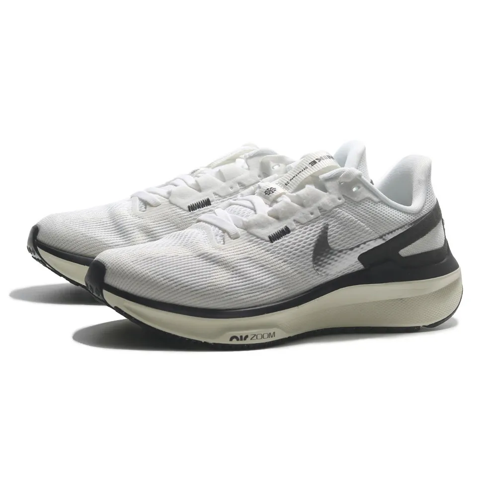 NIKE 慢跑鞋 AIR ZOOM STRUCTURE 25 黑白 基本 運動鞋 男 DJ7883-002 歷史價格詳細信息