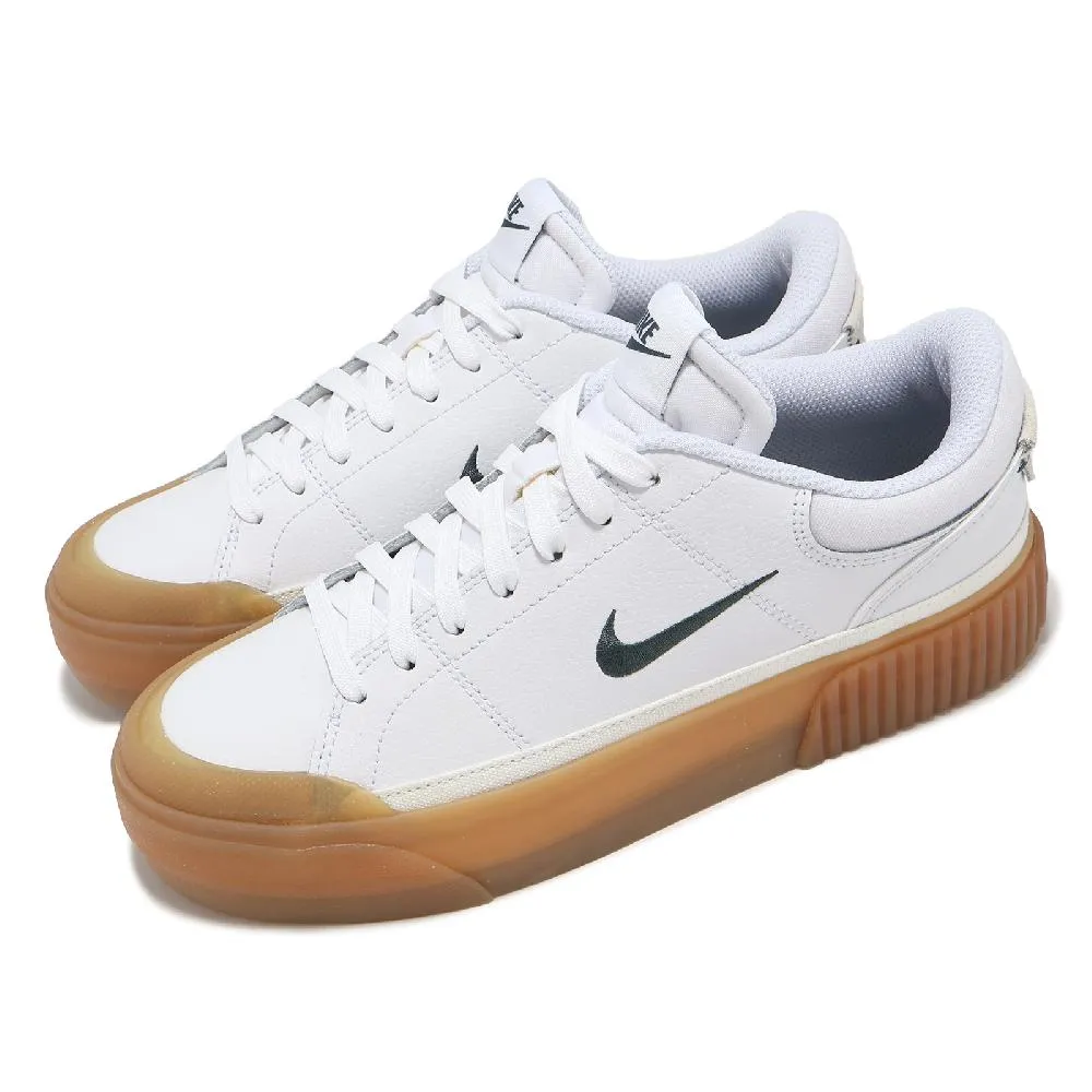 Nike 休閒鞋 Wmns Court Legacy Lift 米白 奶茶 厚底增高 女鞋 ACS DM7590-200 歷史價格詳細信息