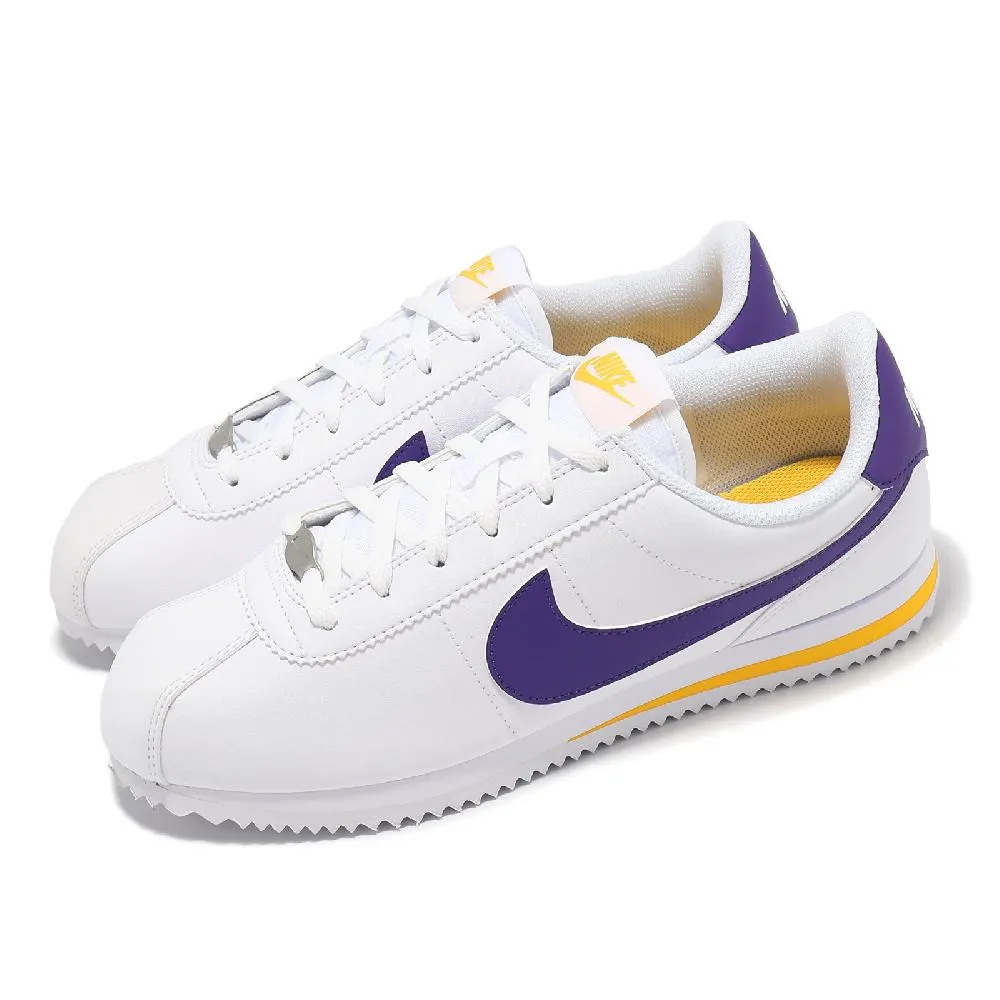 阿甘鞋 Cortez GS 大童 女鞋 白 紅 皮革 經典 百搭 休閒鞋 DM0950-115 歷史價格詳細信息