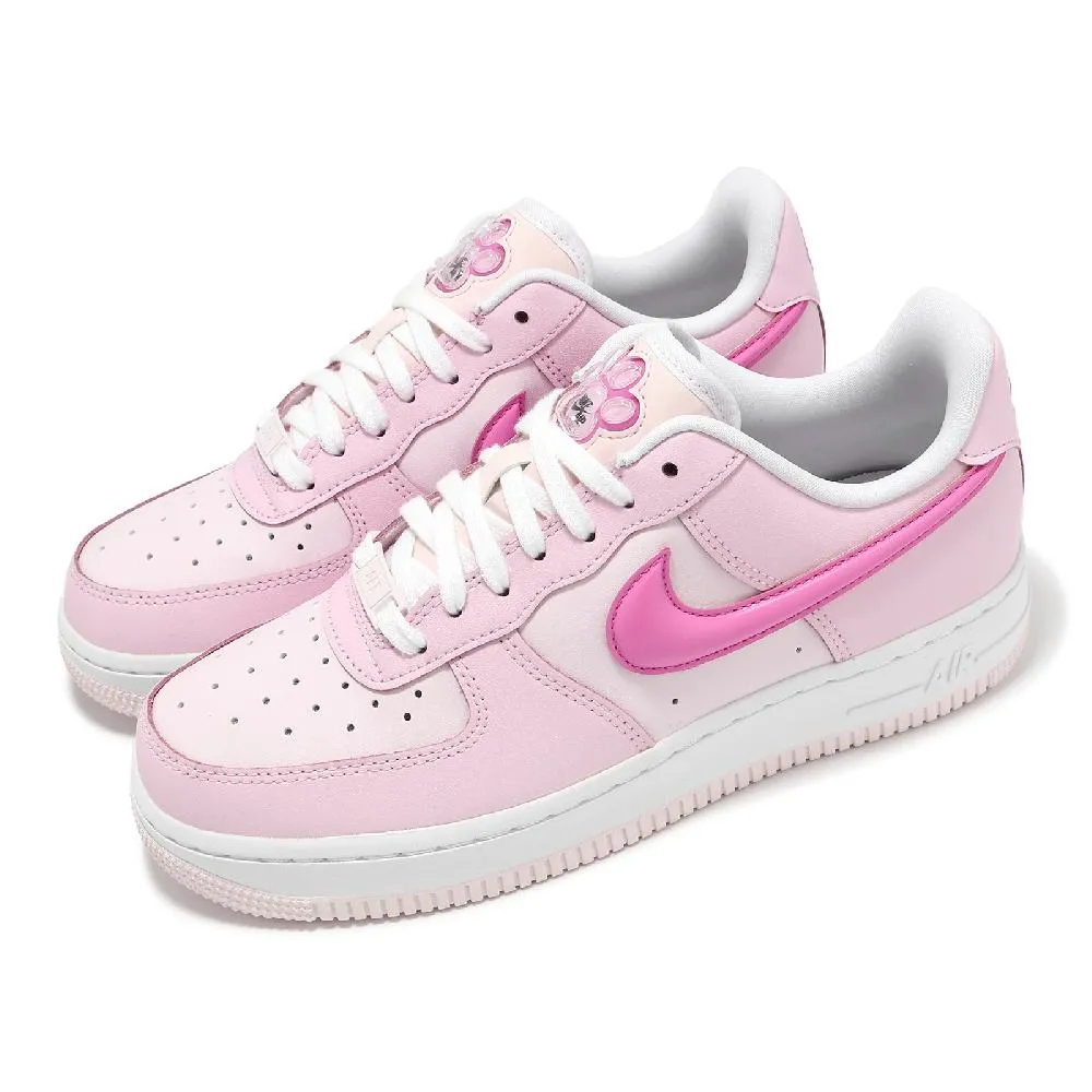 Nike 休閒鞋 Wmns Air Force 1 粉紅 白 綠 紮染 女鞋 AF1【ACS】 CW1267-101 歷史價格詳細信息