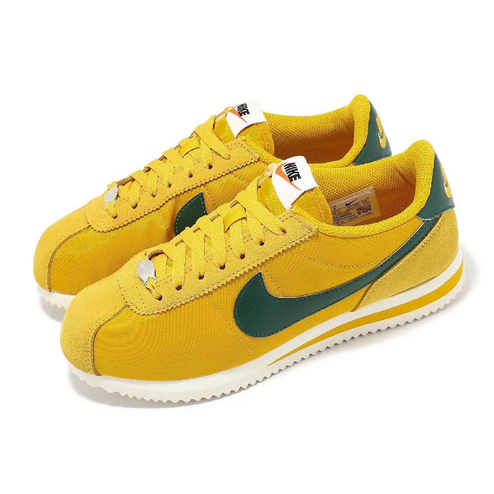 【NIKE】NIKE CORTEZ 女鞋 休閒鞋 黃黑-DZ2795700 歷史價格詳細信息
