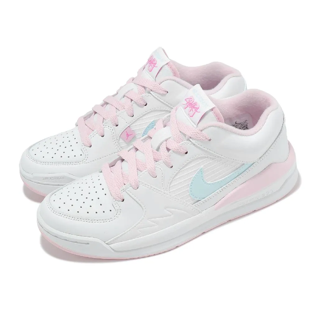 Nike 耐吉 休閒鞋 Jordan Stadium 90 TD 小童鞋 灰 白 小朋友 皮革 麂皮 緩震 魔鬼氈 HF6015-002 歷史價格詳細信息