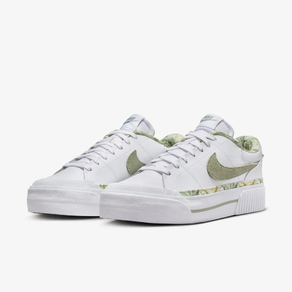 Nike 耐吉 休閒鞋 Wmns Court Legacy Lift 女鞋 米色 奶茶 奶油底 厚底 增高 皮革 DM7590-200 歷史價格詳細信息