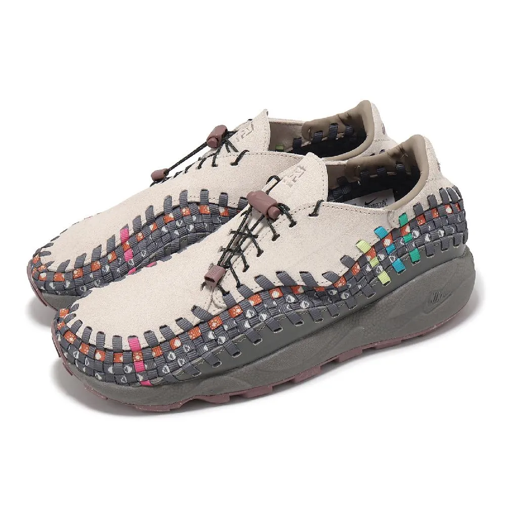 Nike 耐吉 休閒鞋 Air Footscape Woven PRM 女鞋 黑 鱷魚紋 編織 復古 FQ8129-010 歷史價格詳細信息