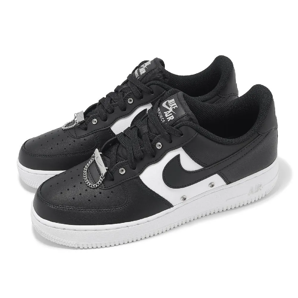 休閒鞋 Air Force 1 Luxe 男鞋 黑 全黑 經典款 雙層logo 皮革 AF1 DB4109-001 歷史價格詳細信息