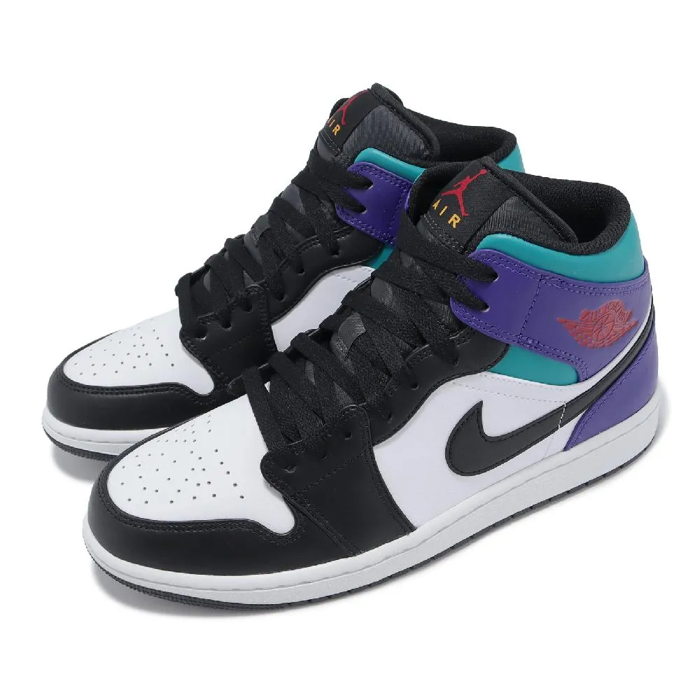 AIR JORDAN 1 MID AJ1 黑紫 運動籃球鞋 女鞋 BQ6472-005【ADIDAS x NIKE】 歷史價格詳細信息