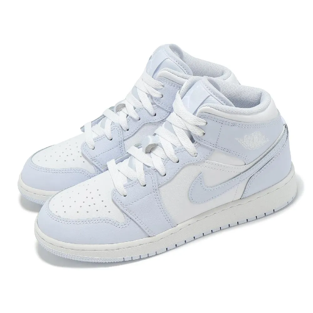 休閒鞋 Air Jordan 1 Mid GS 大童 女鞋 寶寶藍 白 AJ1 中筒 FD8780-400 價格比較,價格查詢,歷史價格詳細信息