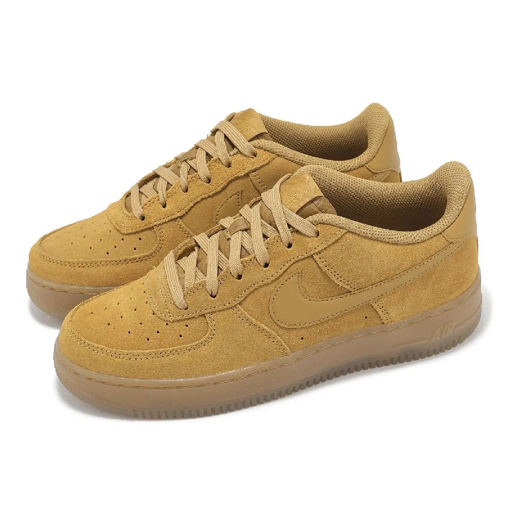 休閒鞋 Air Force 1 GS 大童 女鞋 白 黃 柳丁黃 AF1 百搭 FV5948-109 歷史價格詳細信息