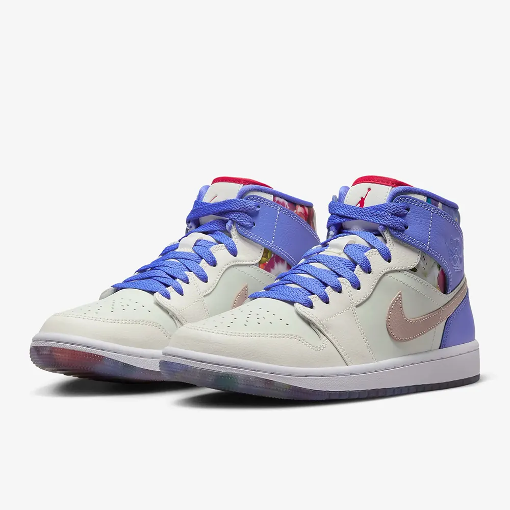 【NIKE】WMNS AIR JORDAN 1 MID SE 籃球鞋 男鞋 女鞋 黑白灰-DV0427100 歷史價格詳細信息
