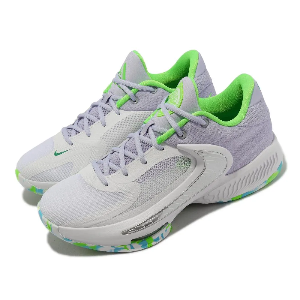Nike 籃球鞋 Zoom Freak 4 EP 灰 水泥灰 潑墨 字母哥 氣墊 男鞋 【ACS】 DJ6148-004 歷史價格詳細信息