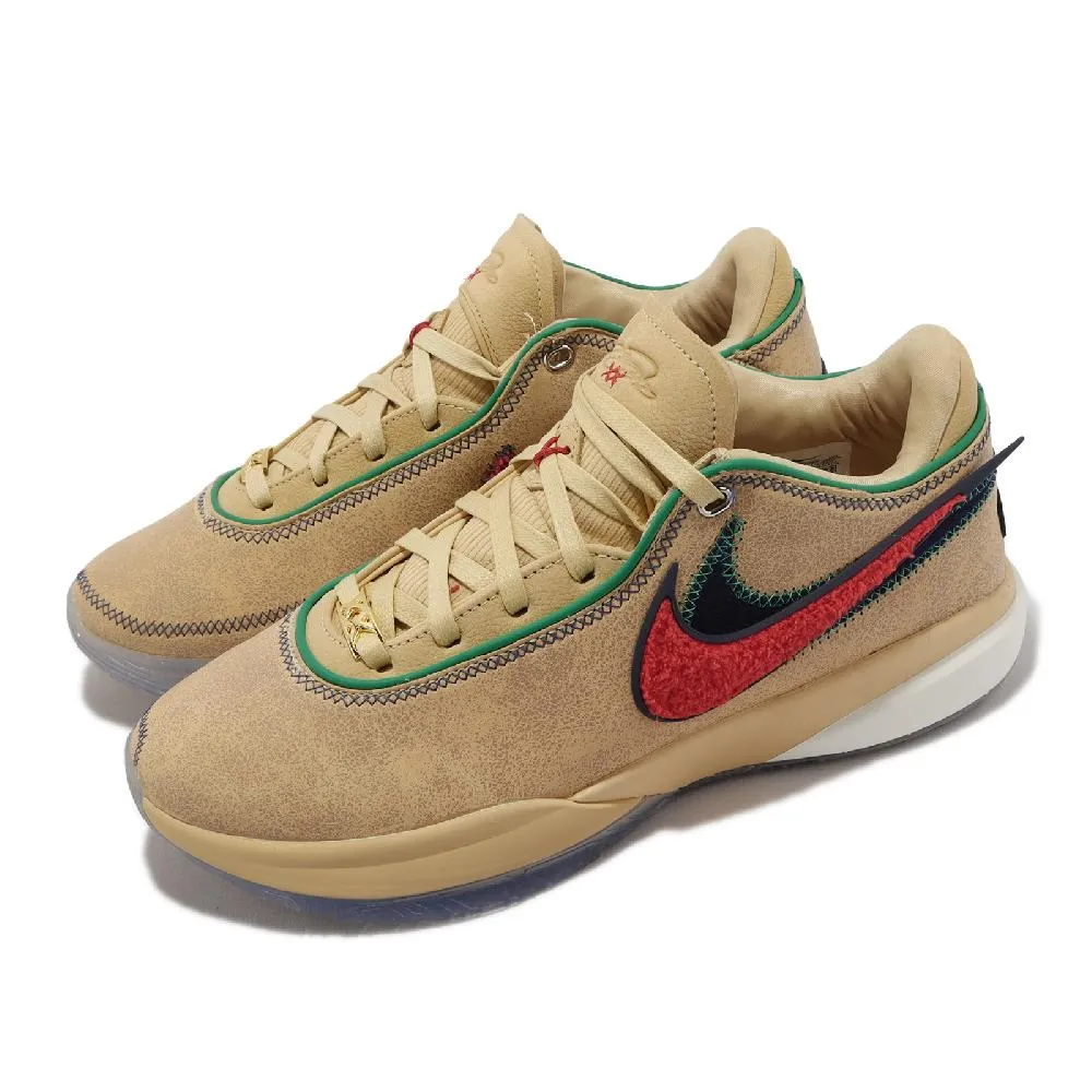 NIKE 籃球鞋 運動鞋 LEBRON XX (GS) 中大童 DQ8651001 黑 紅 歷史價格詳細信息