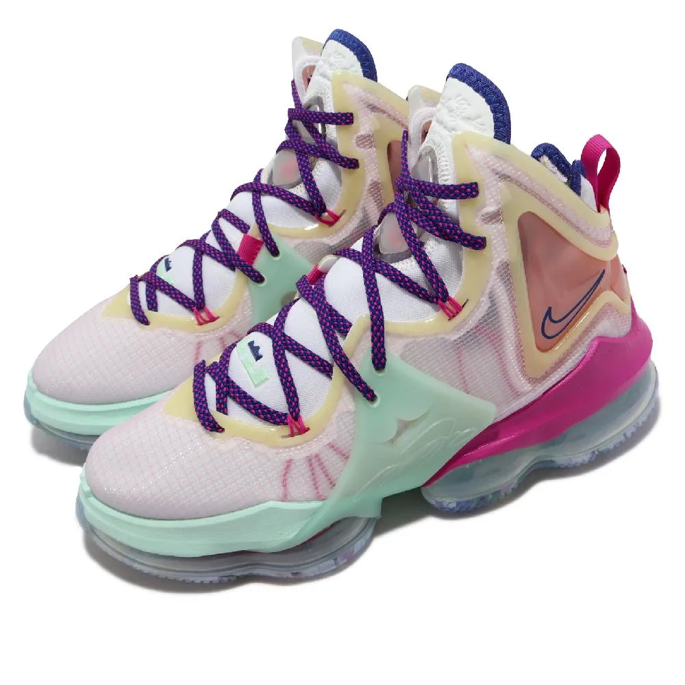 Nike 耐吉 籃球鞋 Lebron XIX EP 情人節 男鞋 詹姆斯 氣墊 白 粉 彩 DH8460-900 歷史價格詳細信息
