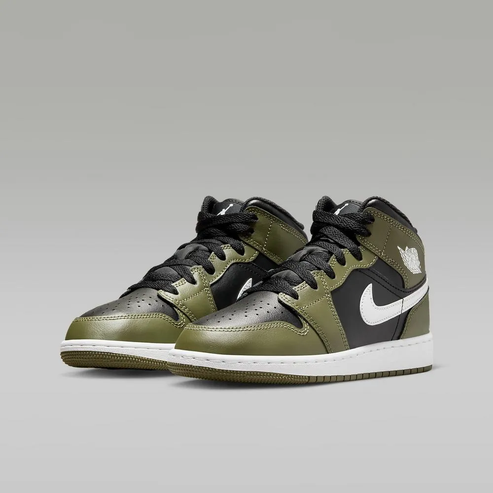 Nike Air Jordan 1 Mid GS 大童鞋 女鞋 Cement True Blue 灰 藍 喬丹 DQ8423-014 歷史價格詳細信息