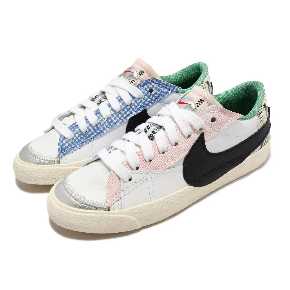 Nike 休閒鞋 Blazer Low 77 Jumbo 墨綠 卡其 大勾勾 女鞋 【ACS】 DQ1470-105 歷史價格詳細信息