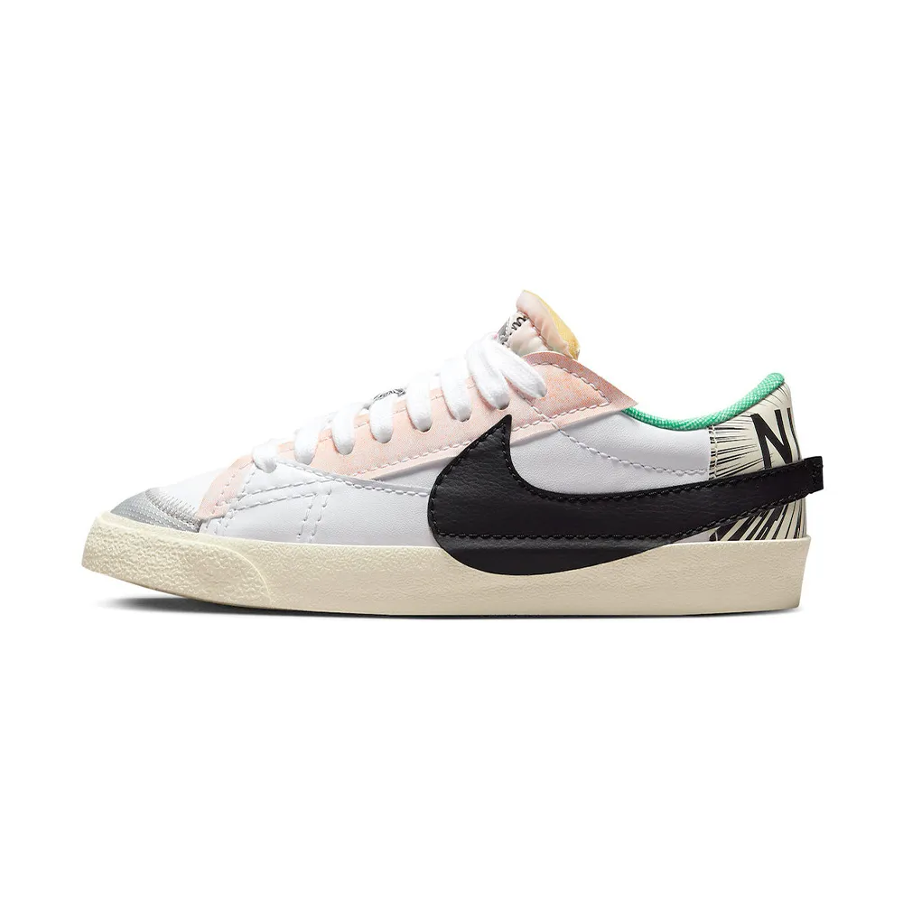 Nike 休閒鞋 Blazer Low 77 白 彩色 復古 女鞋 大童 小白鞋 小勾勾【ACS】 DV1747-101 歷史價格詳細信息