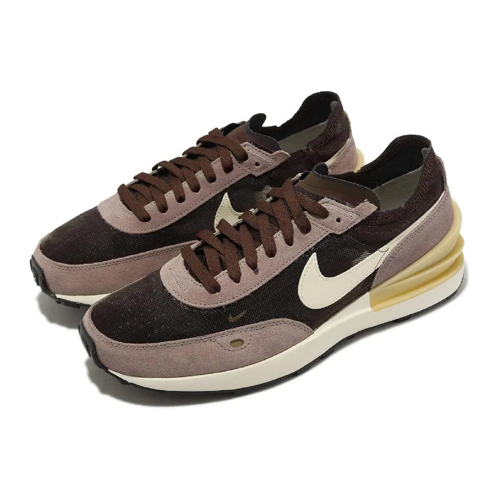 Nike 休閒鞋 Waffle One 咖啡 白 解構 網布 半透明 女鞋 復古 【ACS】 DX5765-211 歷史價格詳細信息