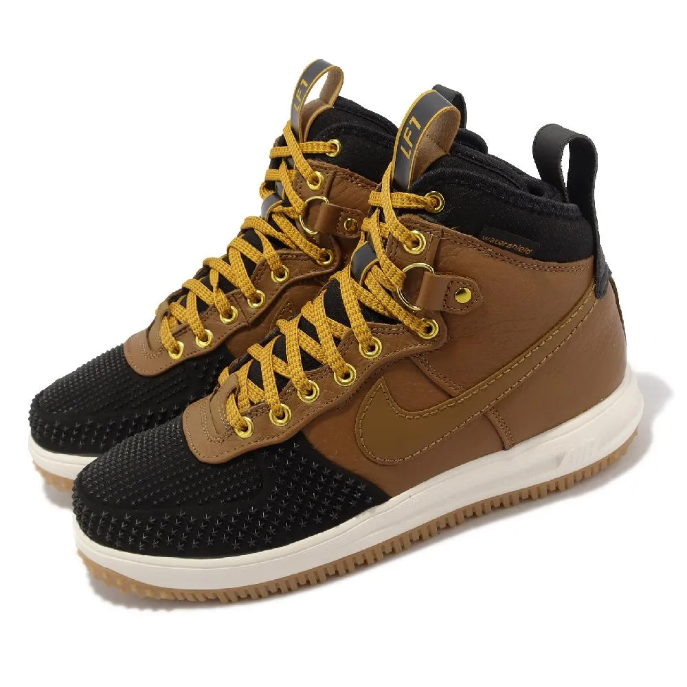 【NIKE】LUNAR FORCE 1 DUCKBOOT 男鞋 休閒鞋 黑色 防潑水 保暖靴 AF1-DZ5320001 歷史價格詳細信息