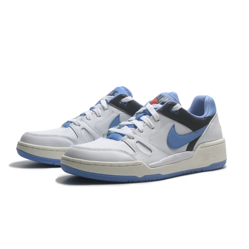 Nike Full Force Lo 男 藍白 低筒 學院風 復古 皮革 經典 休閒鞋 FB1362-104 歷史價格詳細信息