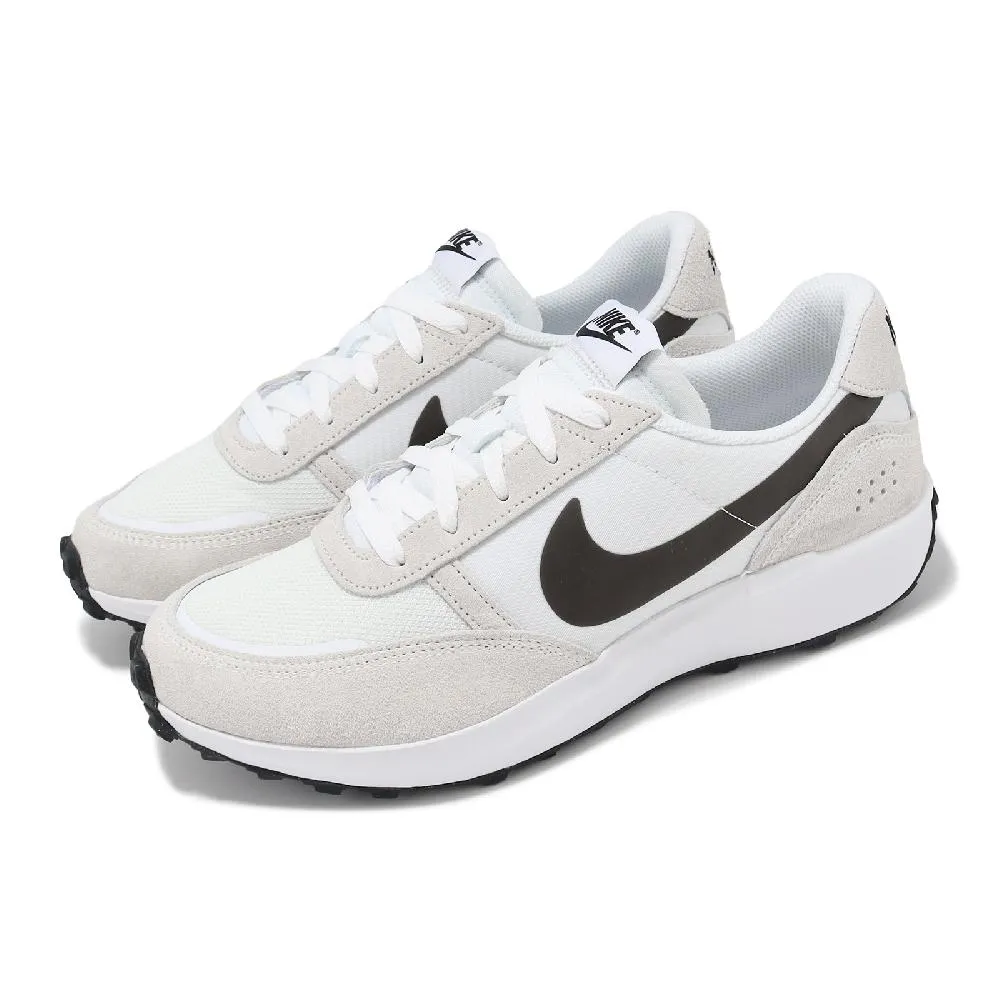 NIKE運動鞋 男鞋 WAFFLE DEBUT 白勾 異材質拼接 慢跑鞋 跑步鞋 耐磨止滑 R7021 黑色 奧森 歷史價格詳細信息