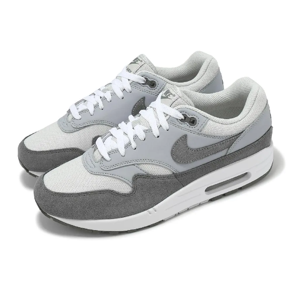 Nike 耐吉 休閒鞋 Air Max 1 男鞋 女鞋 白 黑 氣墊 經典 復古 百搭 FD9082-107 歷史價格詳細信息
