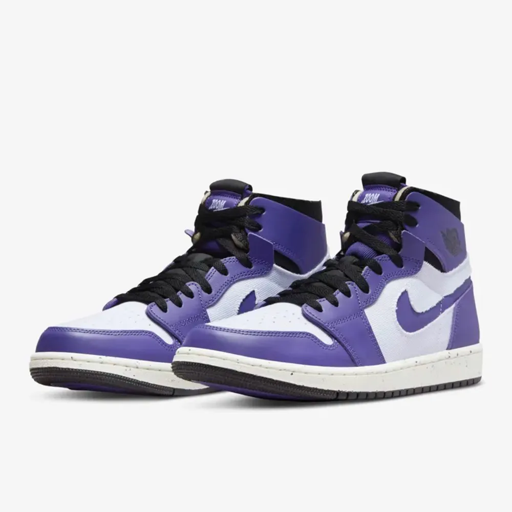 Nike Air Jordan 1 Zoom Air CMFT [CT0978-501] 男 休閒鞋 運動 喬丹 黑紫 歷史價格詳細信息