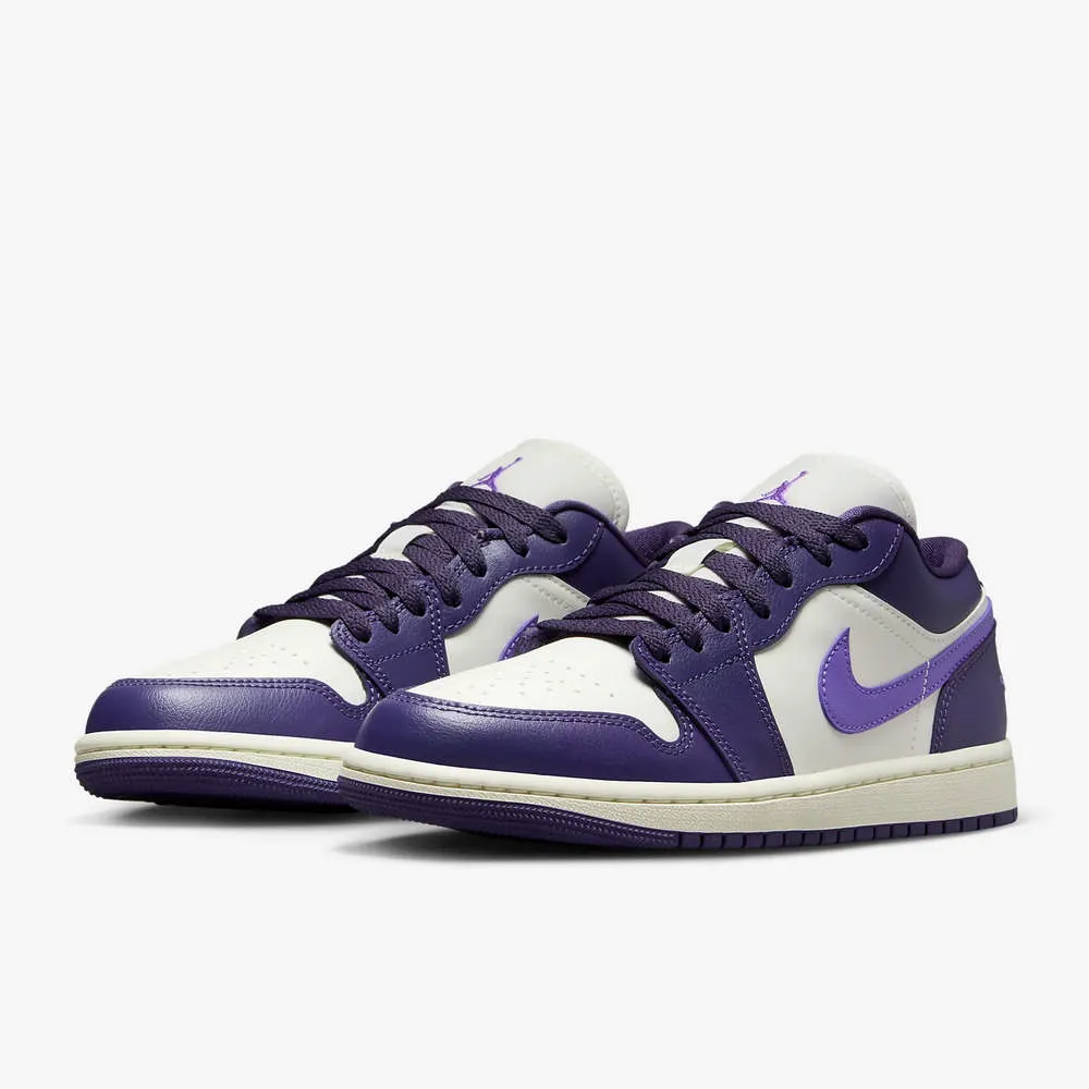 Nike Air Jordan 1 Low 女 灰 低筒 經典 皮革 運動 休閒鞋 CZ0776-300 歷史價格詳細信息