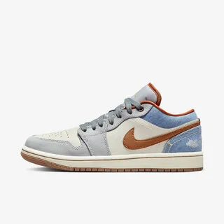 Nike Air Jordan 1 Low 女 灰 低筒 經典 皮革 運動 休閒鞋 CZ0776-300 歷史價格詳細信息