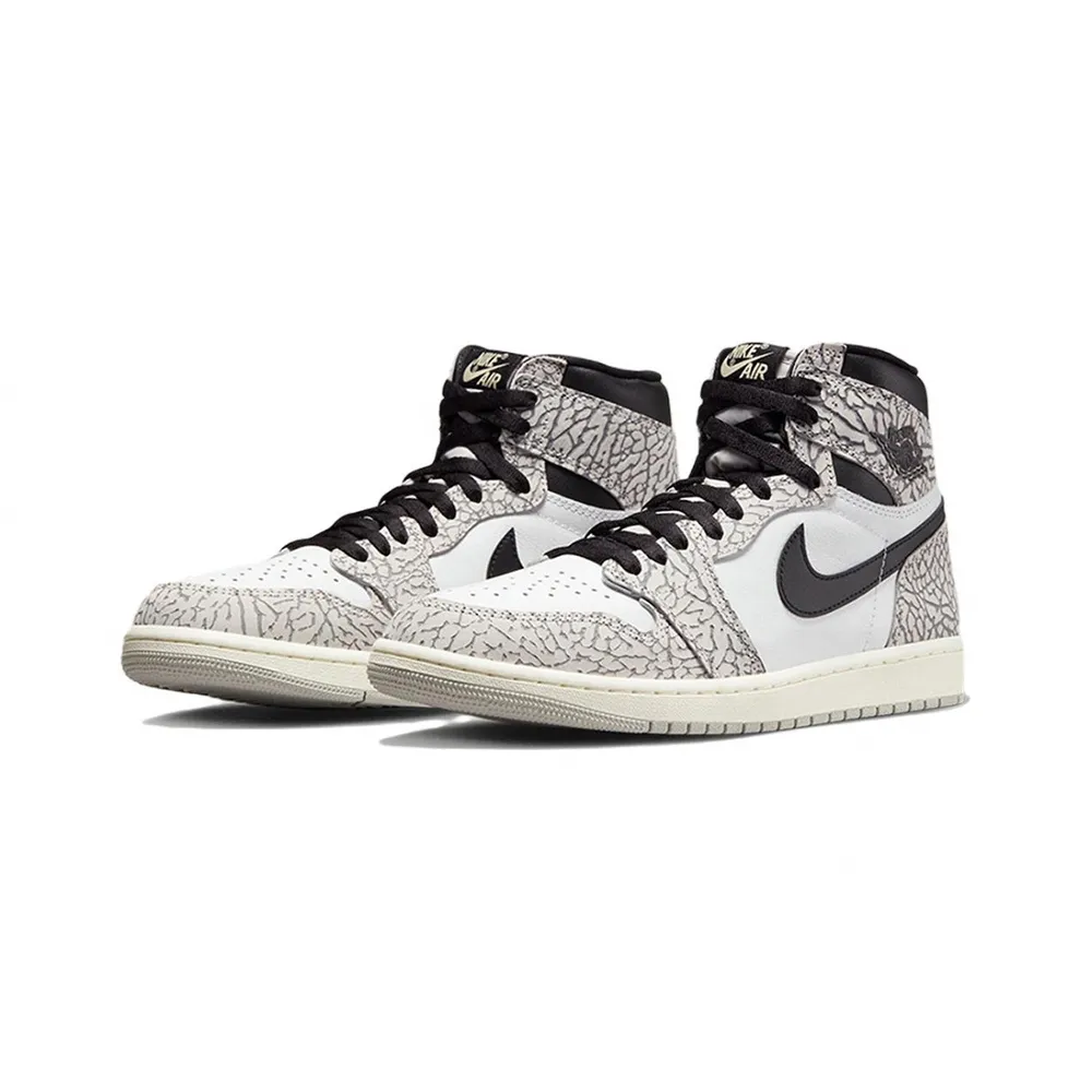Air Jordan 1 Retro White Elephant Print 839115-106 歷史價格詳細信息