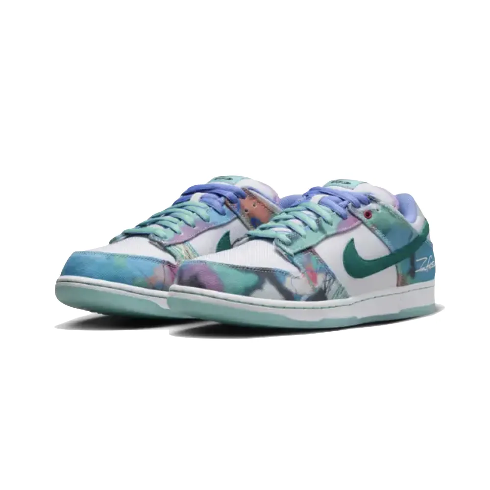Nike Dunk Low 白藍橙太陽花 GS 大童鞋 休閒鞋 熱感應 變色 FN6968-025 歷史價格詳細信息