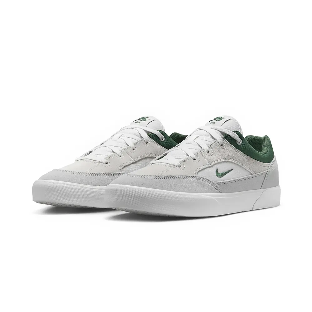 【NIKE】NIKE SB MALOR 男鞋 滑板鞋 白灰綠-FV6064002 歷史價格詳細信息