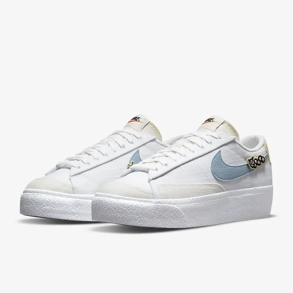 NIKE W BLAZER LOW PLATFORM 女休閒鞋 DO2115133 白 歷史價格詳細信息