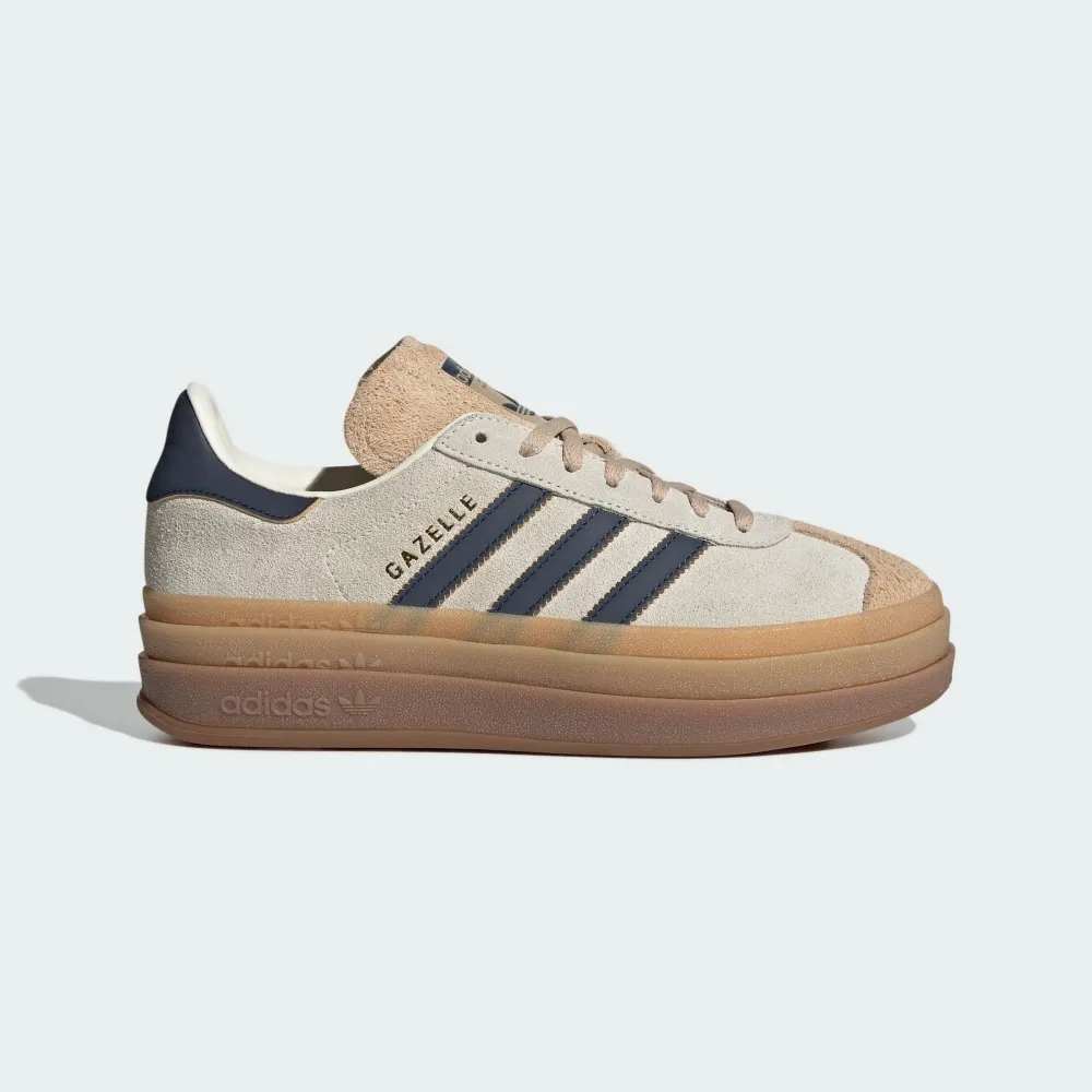 adidas 休閒鞋 Gazelle Bold W 女鞋 黑 白 厚底 增高 拼接 麂皮 三條線 三葉草 愛迪達 HQ6912 歷史價格詳細信息