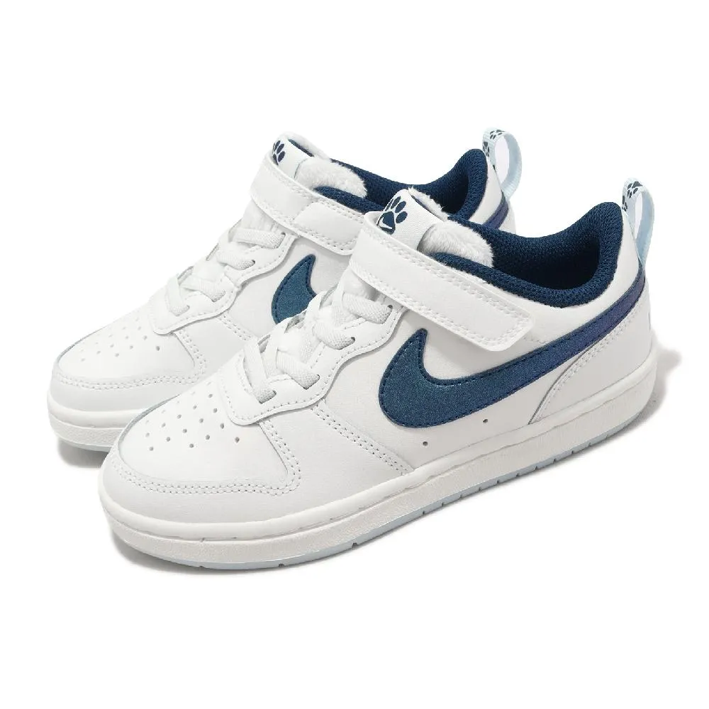 Nike 童鞋 Court Borough Low 2 TDV 小童 白 魔鬼氈 運動鞋【ACS】 BQ5453-100 歷史價格詳細信息